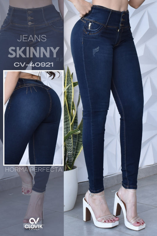 JEANS SKINNY PUSH UP REF. CV-40921