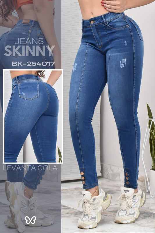 JEANS SKINNY, ESTILO CLASIC HORMA PERFECTA REF. BK-254017