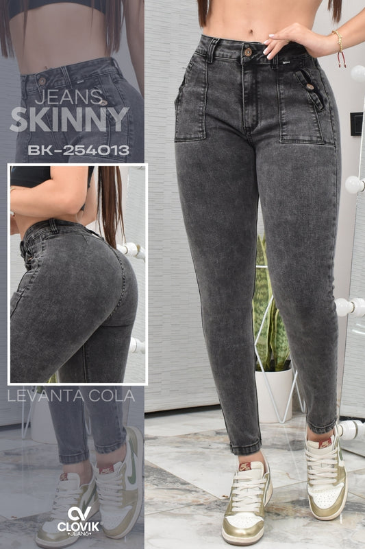JEANS SKINNY, ESTILO EXCLUSIVE HORMA PERFECTA REF. BK-254013