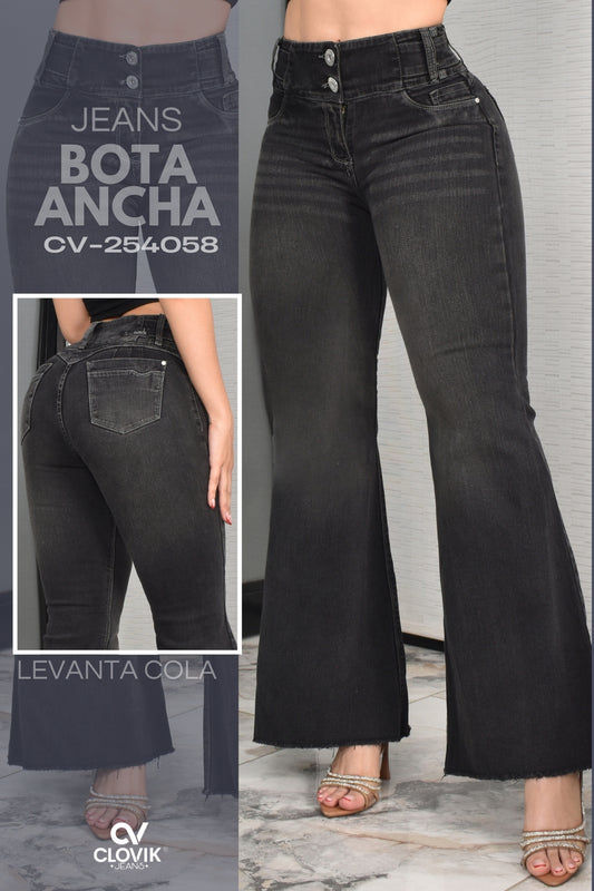 JEANS BOTA ANCHA HORMA PERFECTA REF. CV-254058