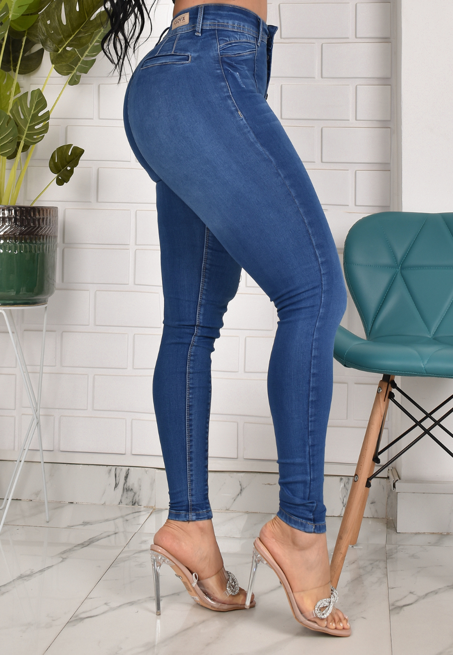 JEANS SKINNY PUSH UP REF. CV-40854