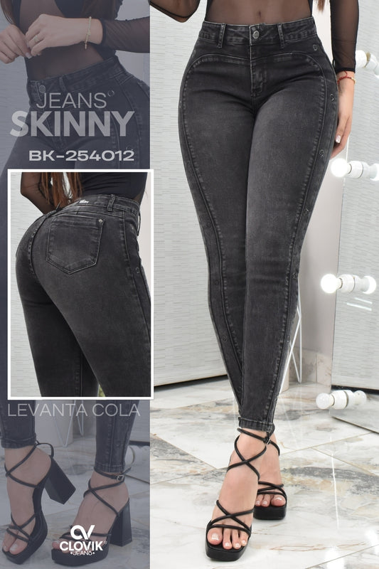 JEANS SKINNY, ESTILO EXCLUSIVE HORMA PERFECTA REF. BK-254012