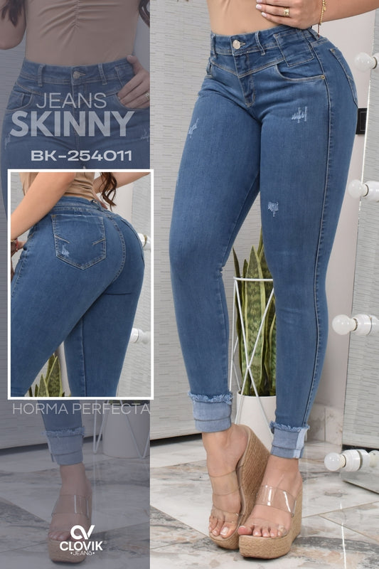 JEANS SKINNY, ESTILO SPORT HORMA PERFECTA REF. BK-254011
