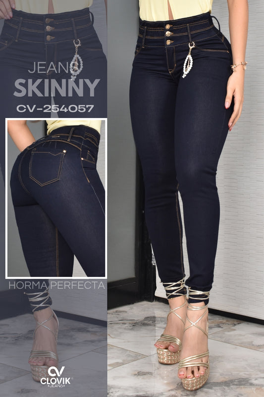 JEANS SKINNY PUSH UP REF. CV-254057