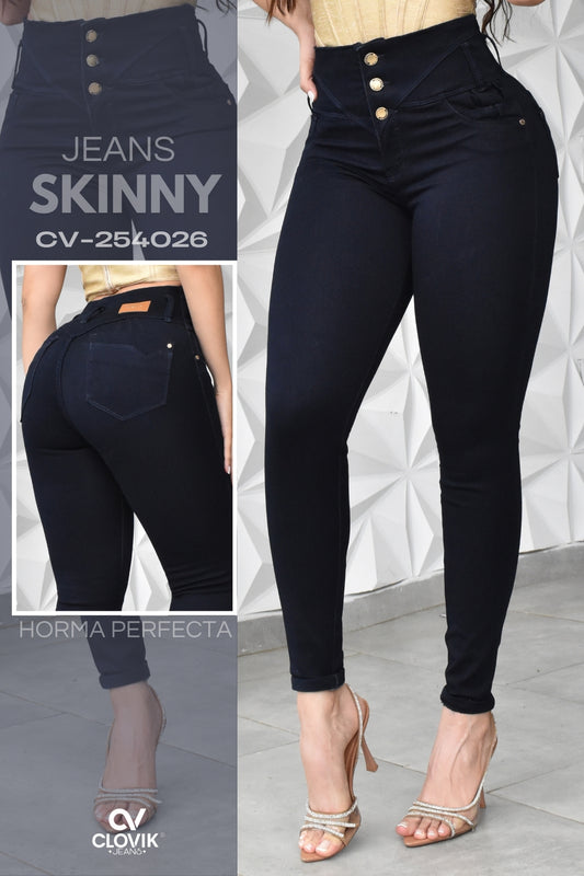 JEANS SKINNY (CLASIC) LEVANTA COLA REF. CV-254026