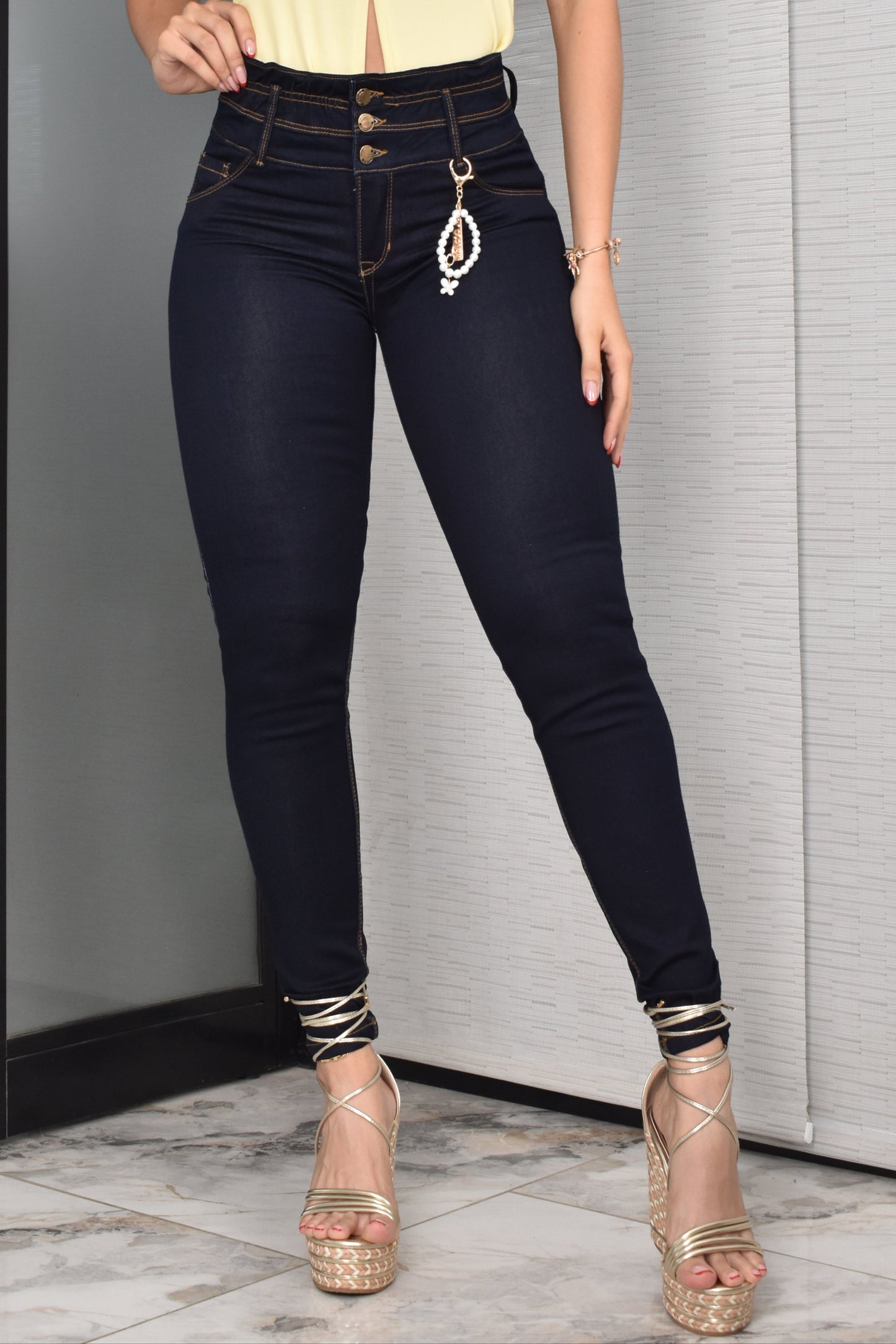 JEANS SKINNY PUSH UP REF. CV-254057