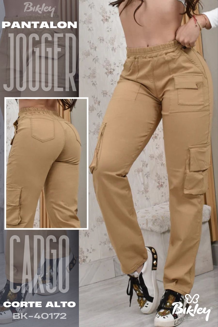 Pantalon Jogger Telas Para Joggers De Damas PANTALON JOGGER CARGO