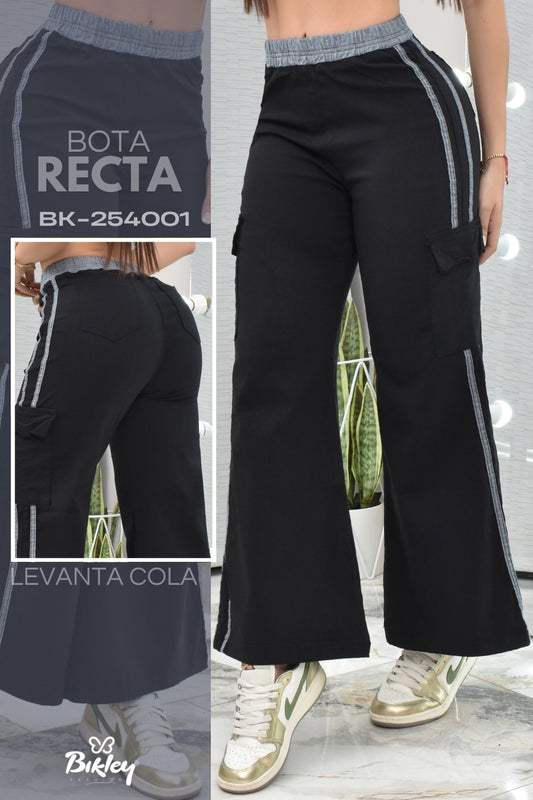 PANTALON SPORT BOTA RECTA CARGO REF. BK-254001