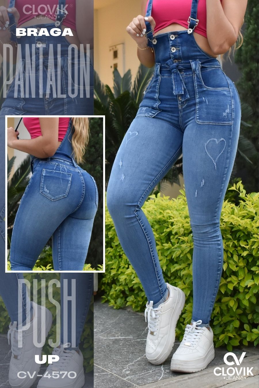 BRAGA PANTALON PUSH UP CLOVIX REF. CV-4570