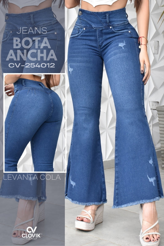 JEANS BOTA ANCHA HORMA PERFECTA REF. CV-254012