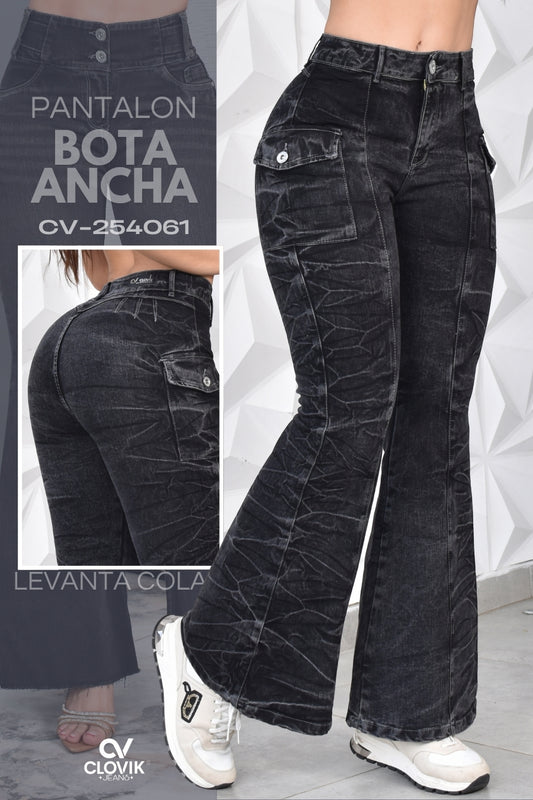 JEANS BOTA ANCHA HORMA PERFECTA REF. CV-254061