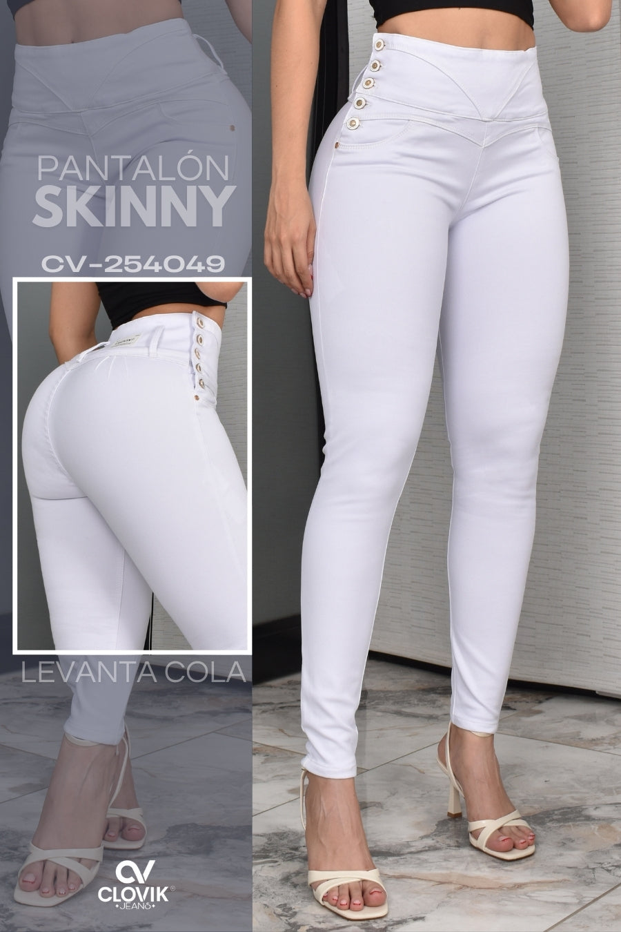 PANTALON SKINNY PUSH UP REF. CV-254049