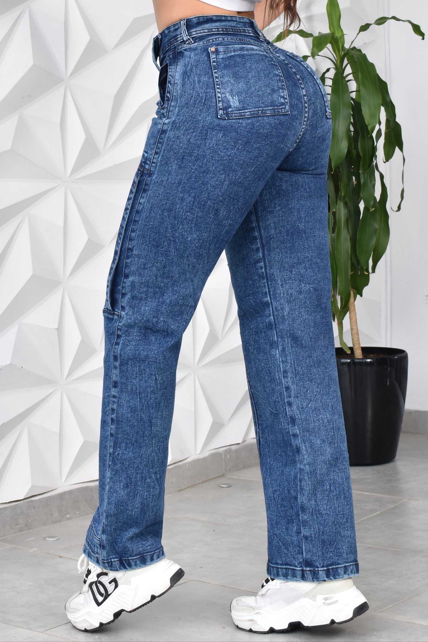 JEANS BOTA RECTA HORMA PERFECTA REF. CV-254035