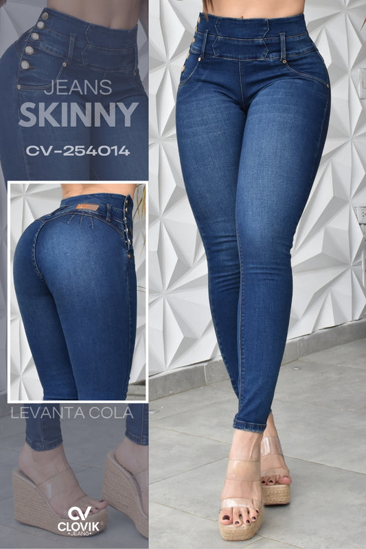 JEANS SKINNY PUSH UP REF. CV-254014