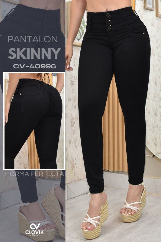 PANTALON SKINNY CONTROL ABDOMEN PUSH UP REF. CV-40996
