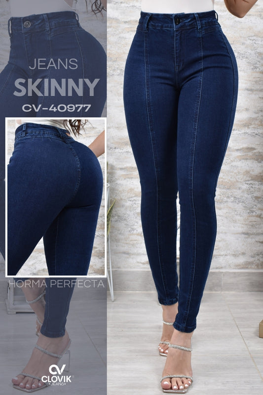 JEANS SKINNY PUSH UP REF. CV-40977