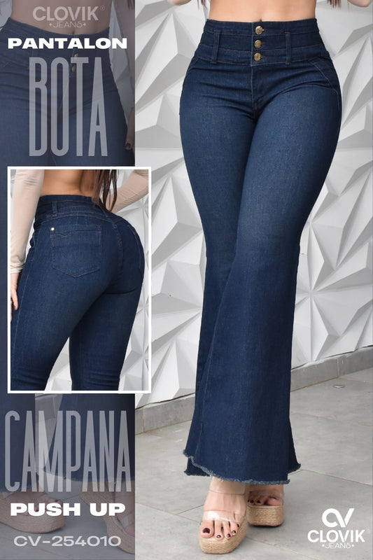 JEANS BOTA CAMPANA PUSH UP REF. CV-254010