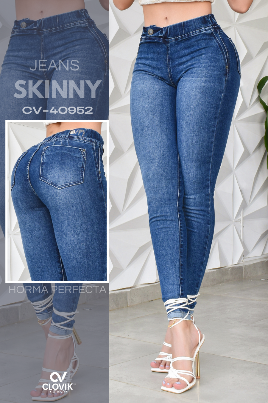 JEANS SKINNY REF. CV-40952