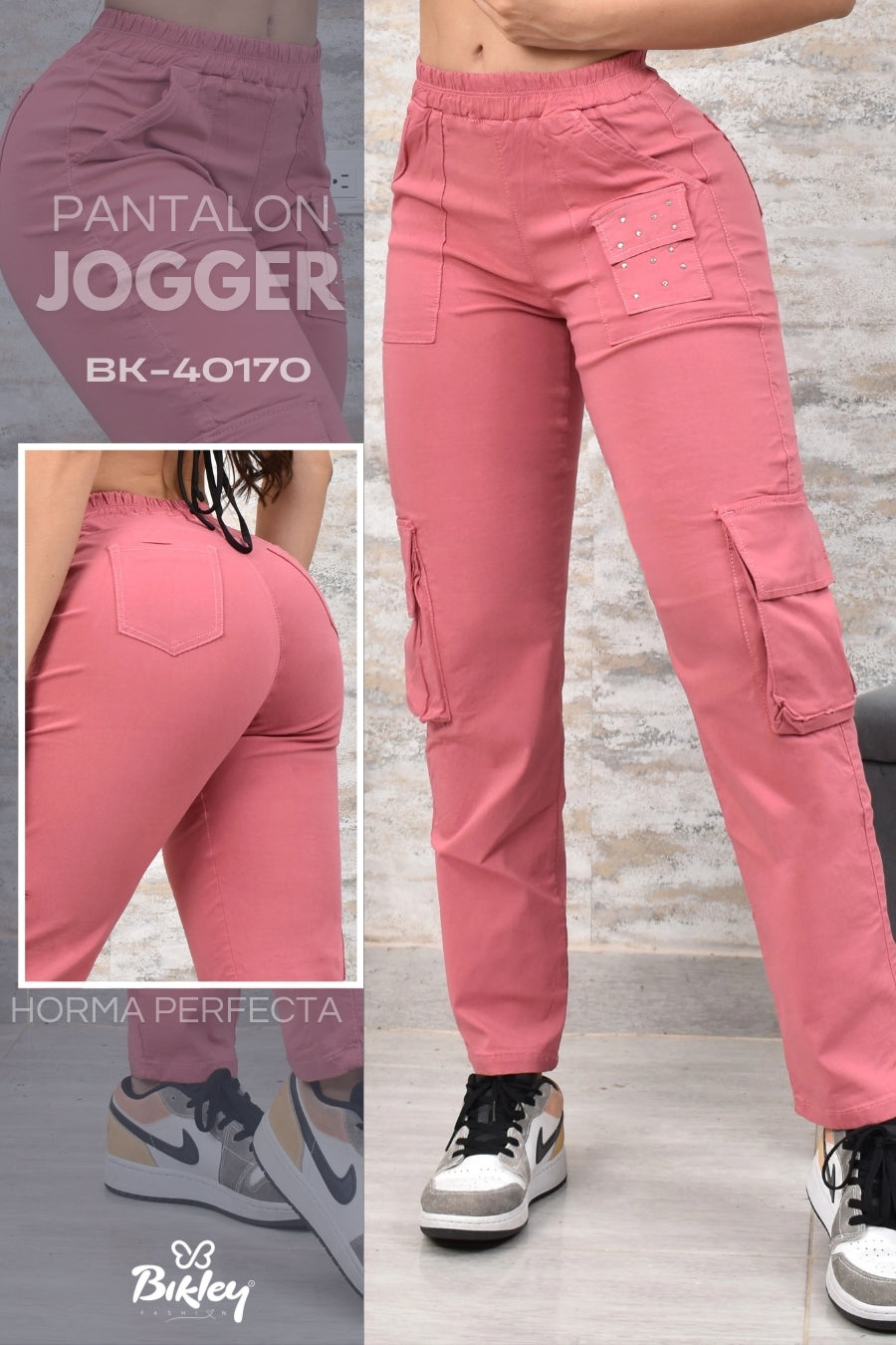 PANTALON JOGGER CARGO REF. BK-40170