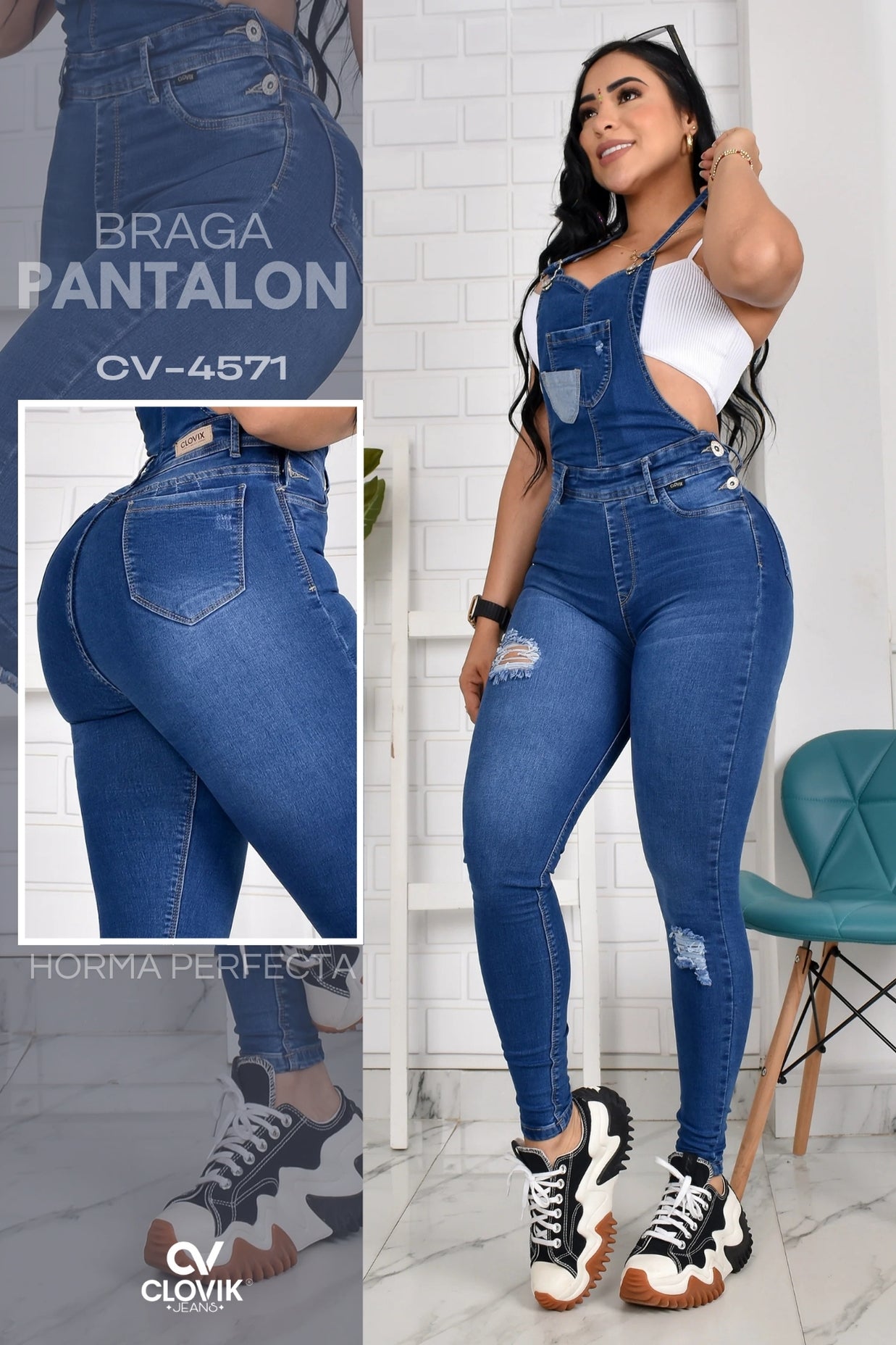 BRAGA PANTALON PUSH UP CLOVIX REF. CV-4571