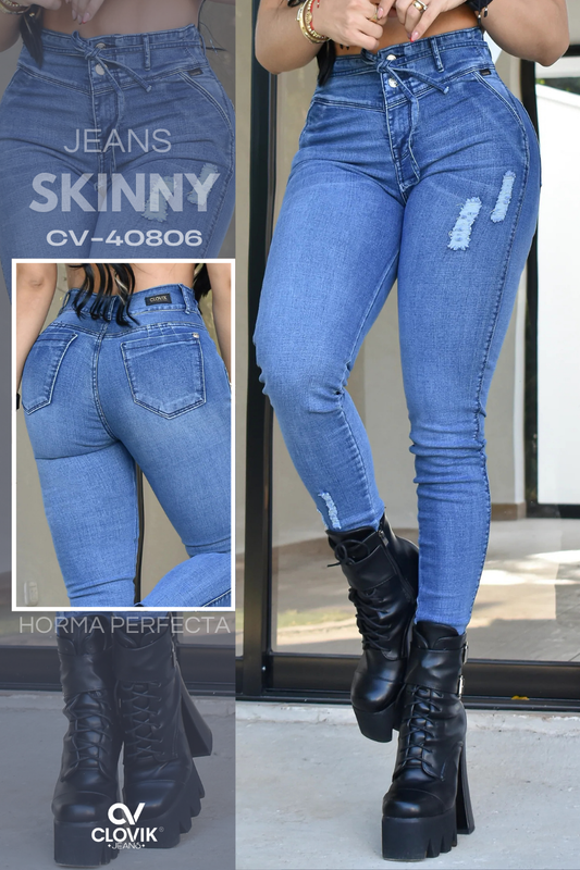 JEANS SKINNY CLOVIX REF. CV-40806