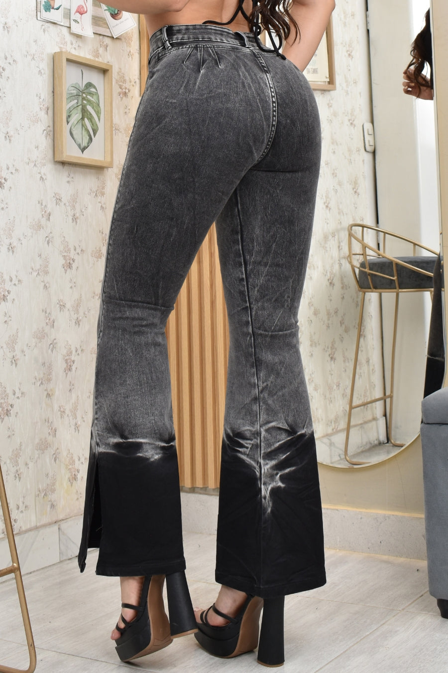 PANTALON BOTA ANCHA PUSH UP REF. CV-400002
