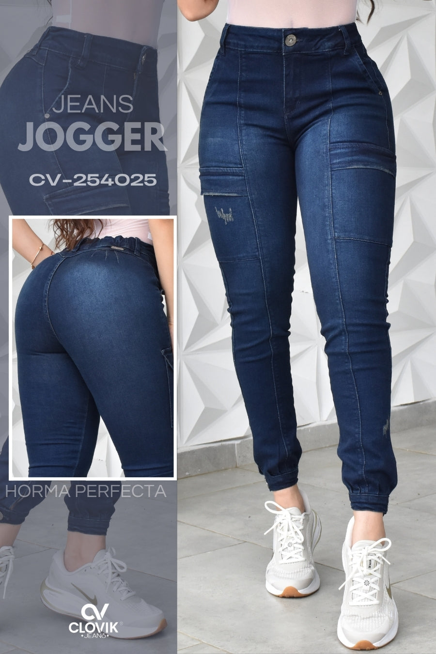 JEANS JOGGER ESTILO CARGO REF. CV-254025