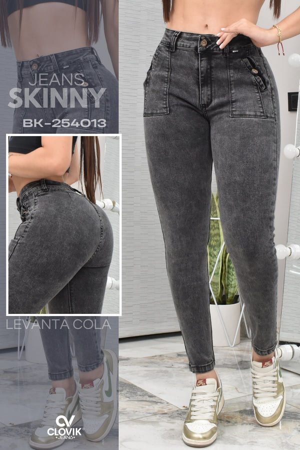 JEANS SKINNY, ESTILO EXCLUSIVE HORMA PERFECTA REF. BK-254013