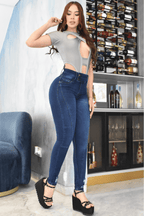 JEANS SKINNY PUSH UP REF. CV-400043