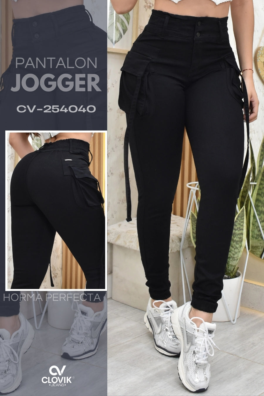 PANTALON JOGGER ESTILO CARGO REF. CV-254040
