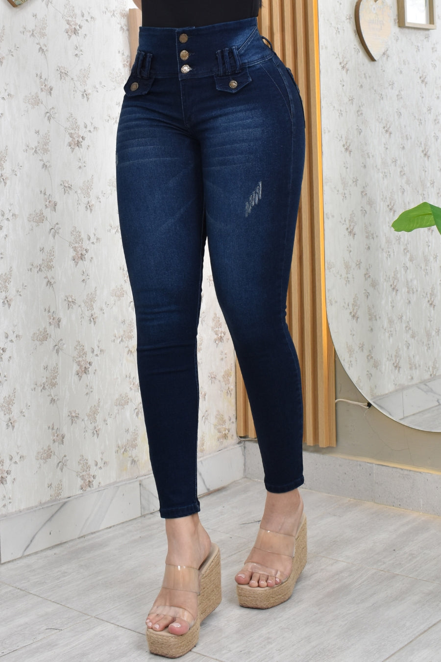 JEANS SKINNY PUSH UP REF. CV-400007