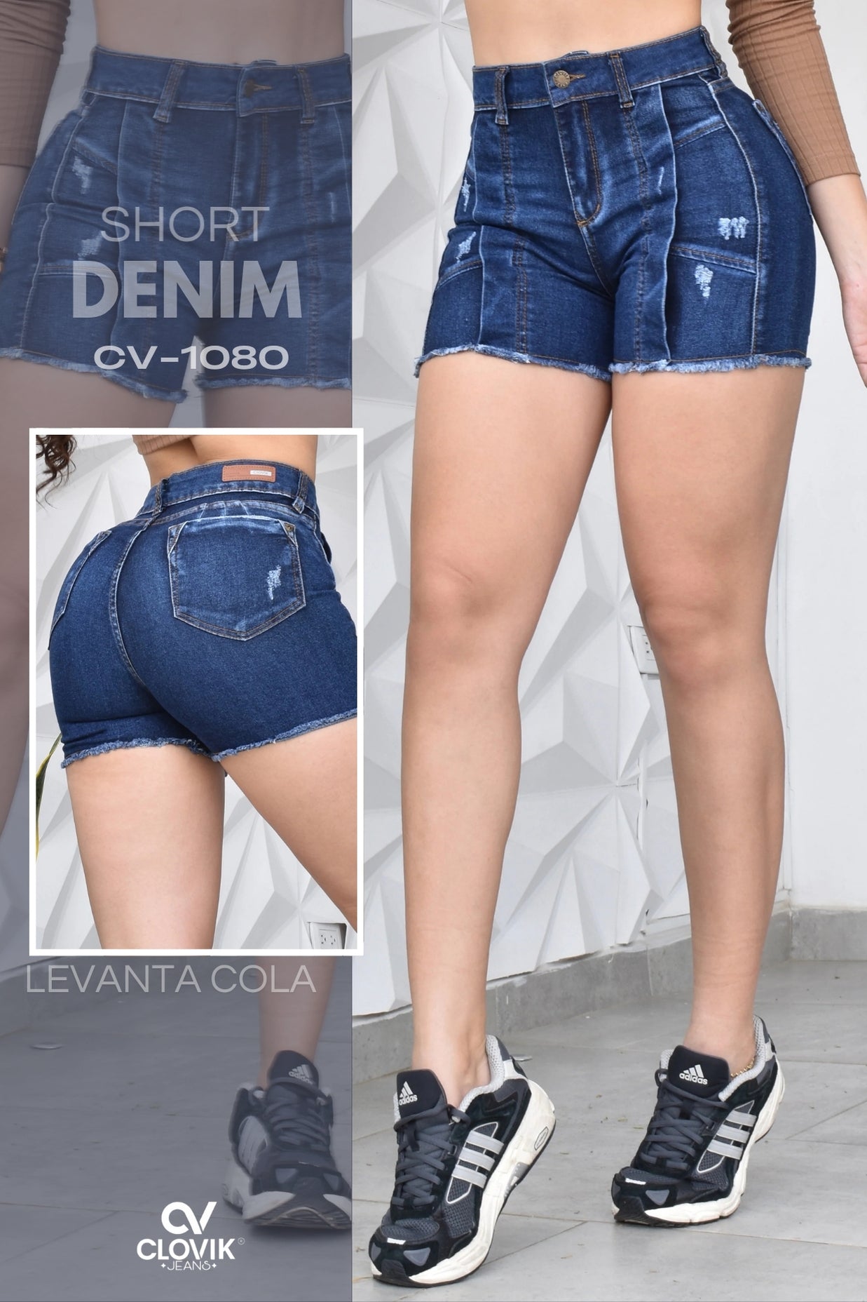 SHORT DENIM CLOVIX REF. CV-1080