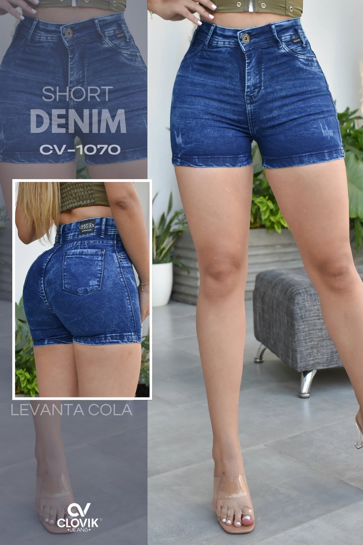 SHORT DENIM CLOVIX REF. CV-1070