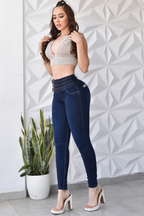 JEANS SKINNY PUSH UP REF. CV-254018