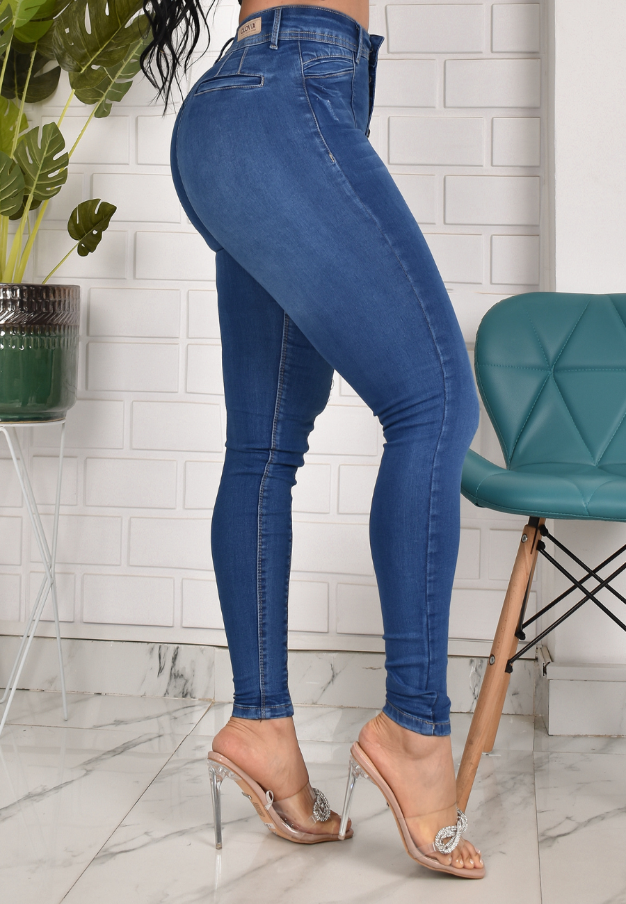 JEANS SKINNY PUSH UP  REF. CV-40854