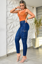 JEANS JOGGER PUSH UP REF. CV-40841