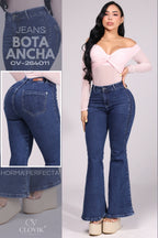 JEANS BOTA ANCHA HORMA PERFECTA REF. CV264011