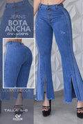 JEANS BOTA ANCHA PUSH UP REF. CV-40915
