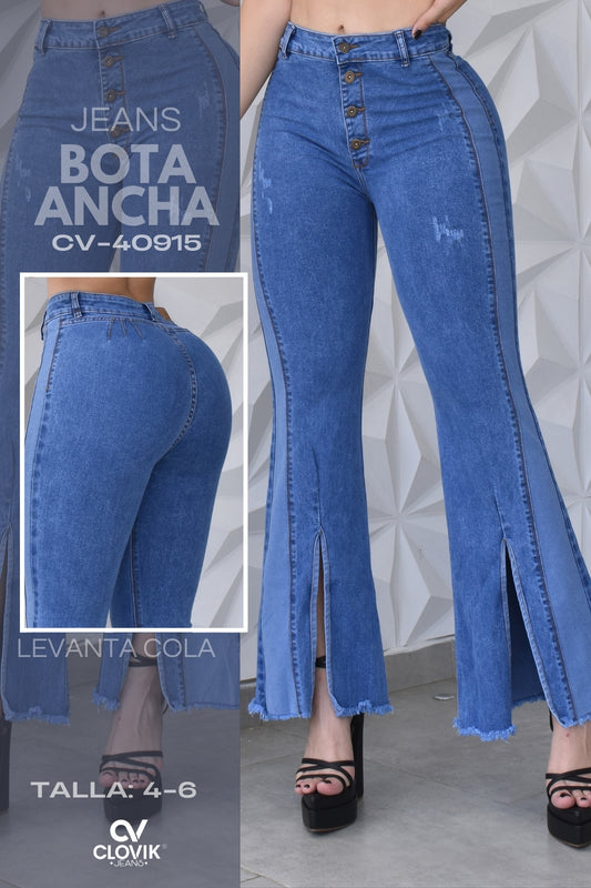 JEANS BOTA CAMPANA PUSH UP REF. CV-40915