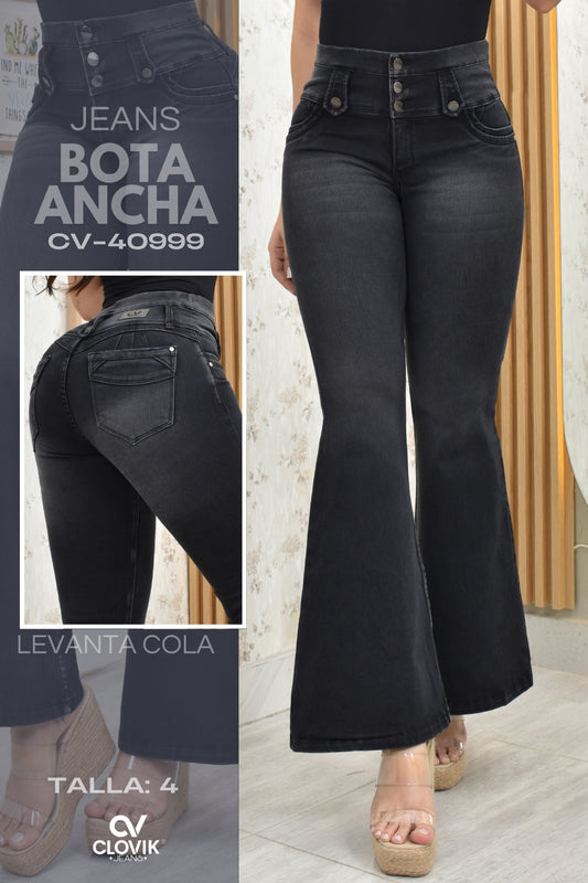 PANTALON BOTA ANCHA PUSH UP REF. CV-40999