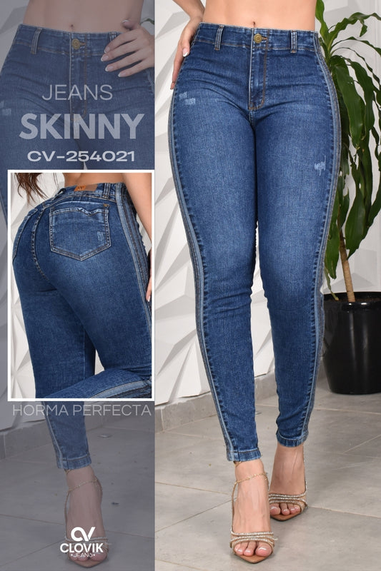 JEANS SKINNY PUSH UP REF. CV-254021