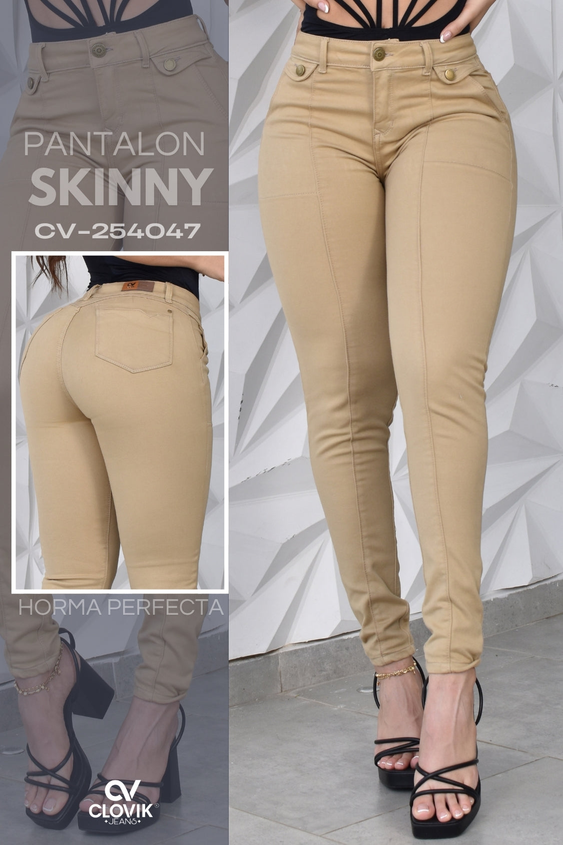 PANTALON SKINNY PUSH UP REF. CV-254047