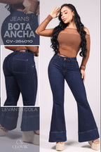 JEANS BOTA ANCHA HORMA PERFECTA REF. CV264010