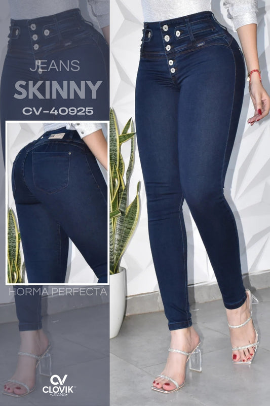 JEANS SKINNY PUSH UP REF. CV-40925