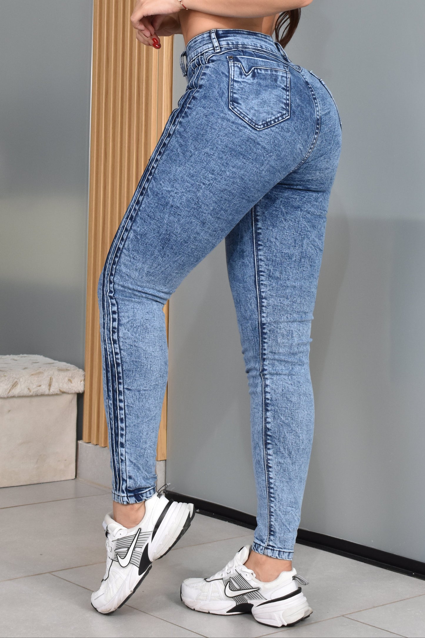 JEANS SKINNY PUSH UP REF. CV-254067