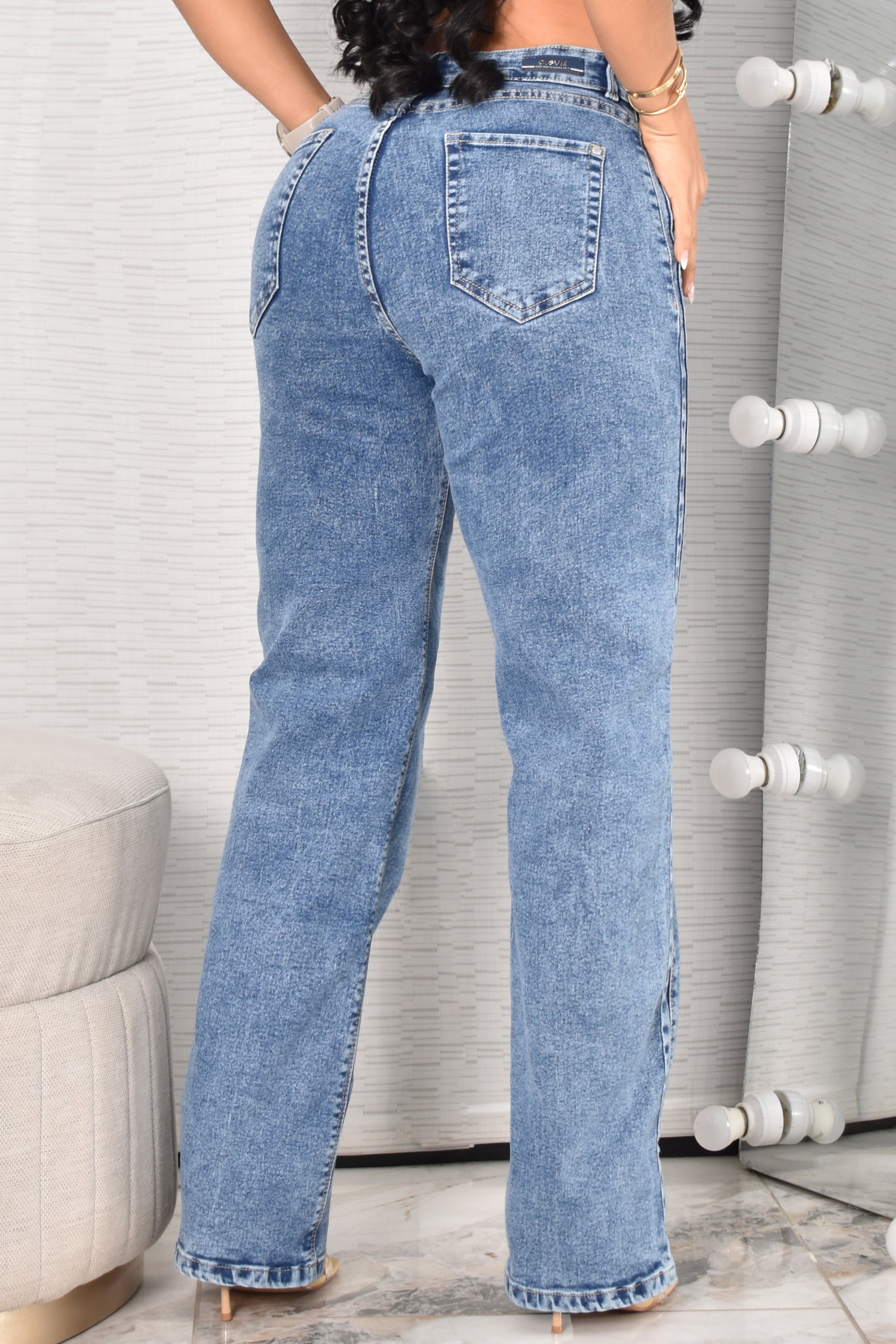 JEANS BOTA RECTA HORMA PERFECTA REF. CV264024