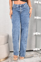 JEANS BOTA RECTA HORMA PERFECTA REF. CV264024
