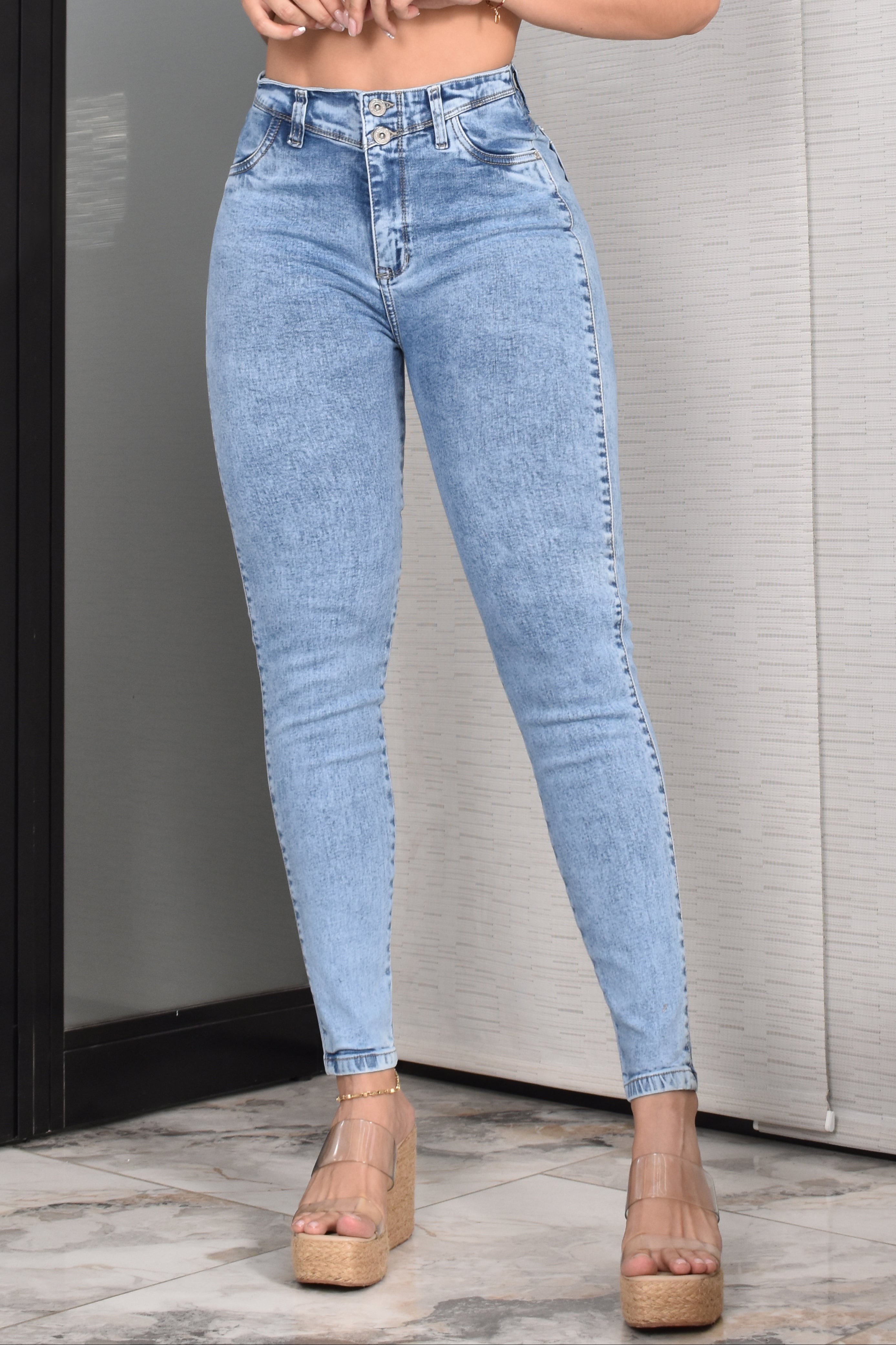 JEANS SKINNY PUSH UP REF. CV-254066