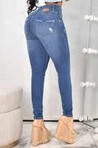 JEANS SKINNY PUSH UP REF. BK264001