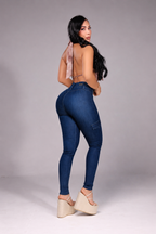JEANS SKINNY CARGO PUSH UP REF. CV-254020